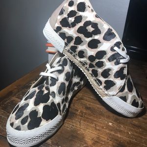 Nine West spotted high tops